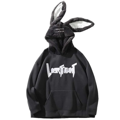 Harajuku Gothic Rabbit Ears Hoodie