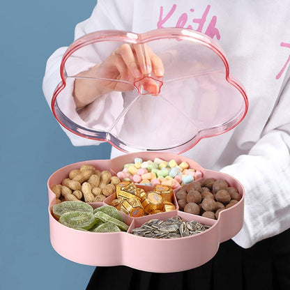 1/2 Level Cherry Blossom 6 Grid Snack Box