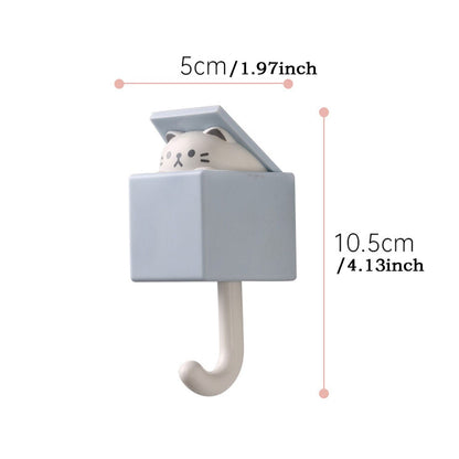 1 PCS Creative Cute Cat Hook