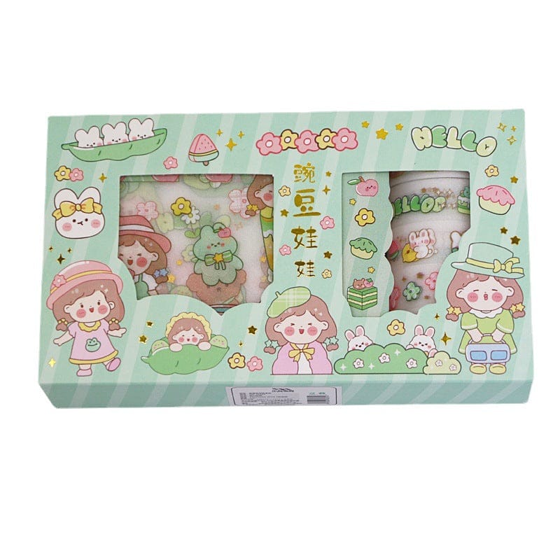 14 pcs/set Sweet Girly Life Washi Tape Stickers Set