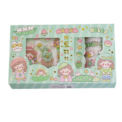 14 pcs/set Sweet Girly Life Washi Tape Stickers Set