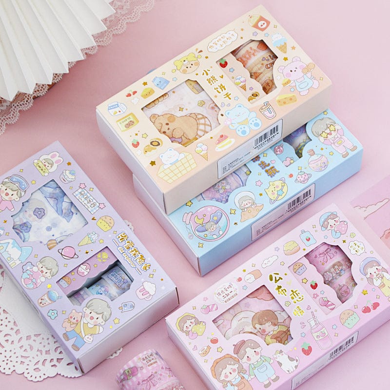 14 pcs/set Sweet Girly Life Washi Tape Stickers Set