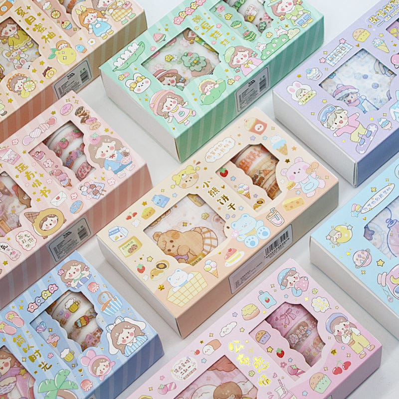 14 pcs/set Sweet Girly Life Washi Tape Stickers Set