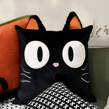 Creative Kitten Patch Pillow