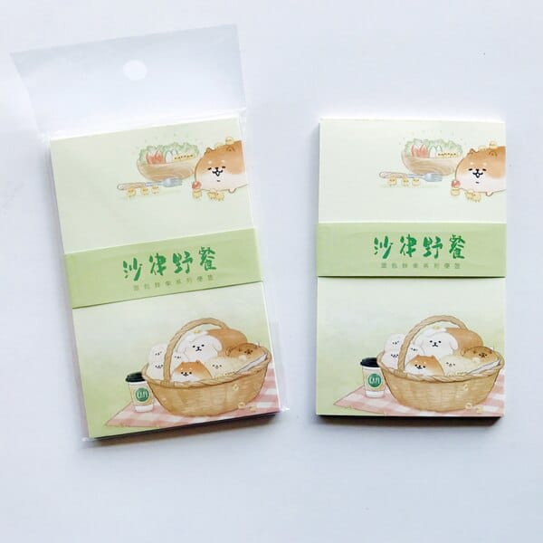 1pc 30 pages Kawaii Shiba Inu Memo Pads