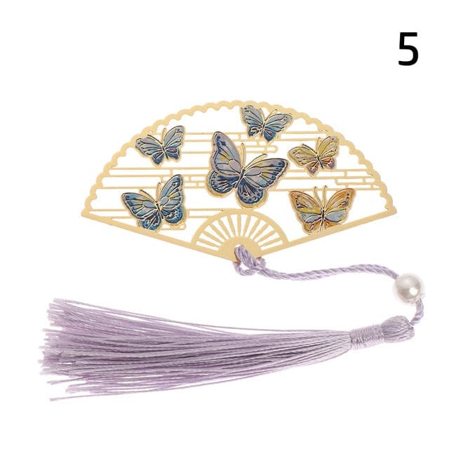 1PC Kawaii Fan Bookmark