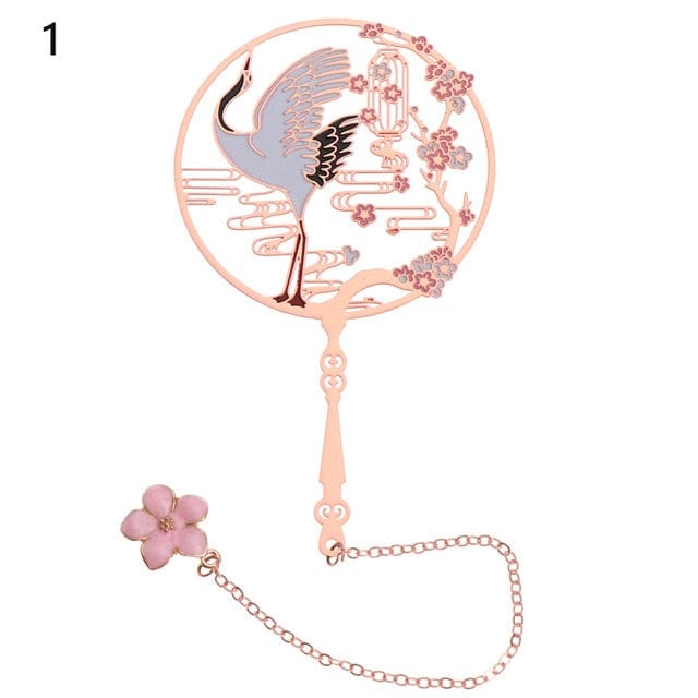 1PC Kawaii Fan Bookmark