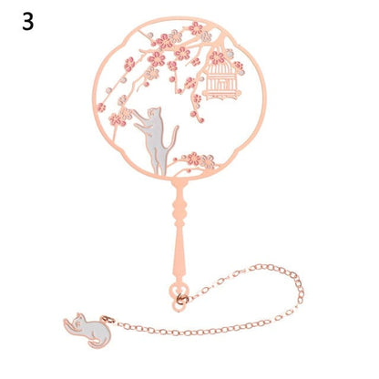 1PC Kawaii Fan Bookmark