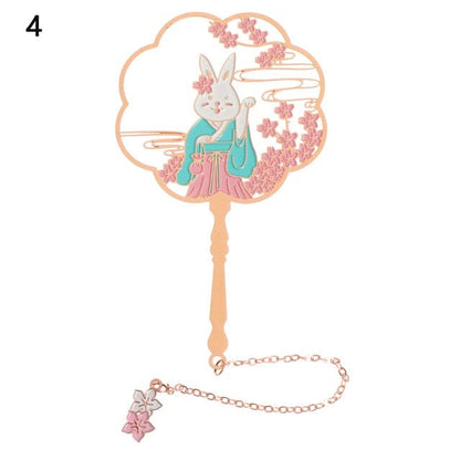 1PC Kawaii Fan Bookmark