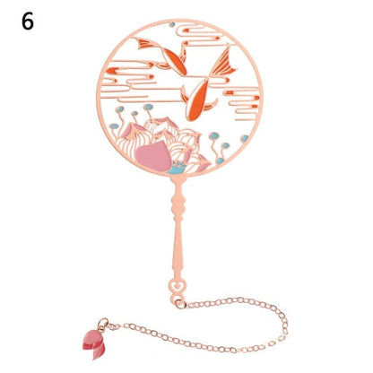 1PC Kawaii Fan Bookmark