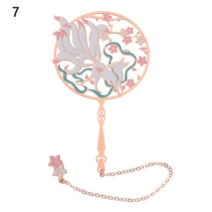 1PC Kawaii Fan Bookmark