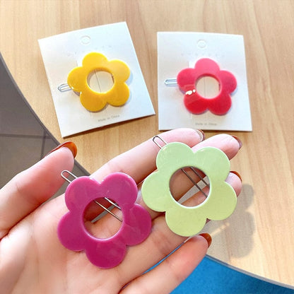 1PC Retro Flower Power Hair Pins