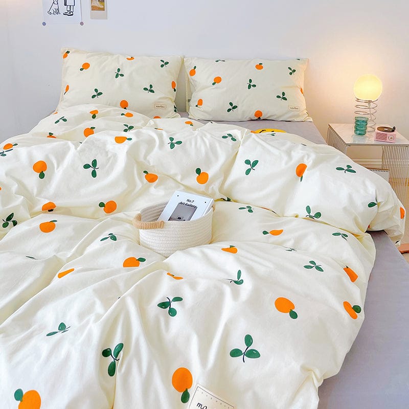 3/4pcs Cute Korean Bedding Set