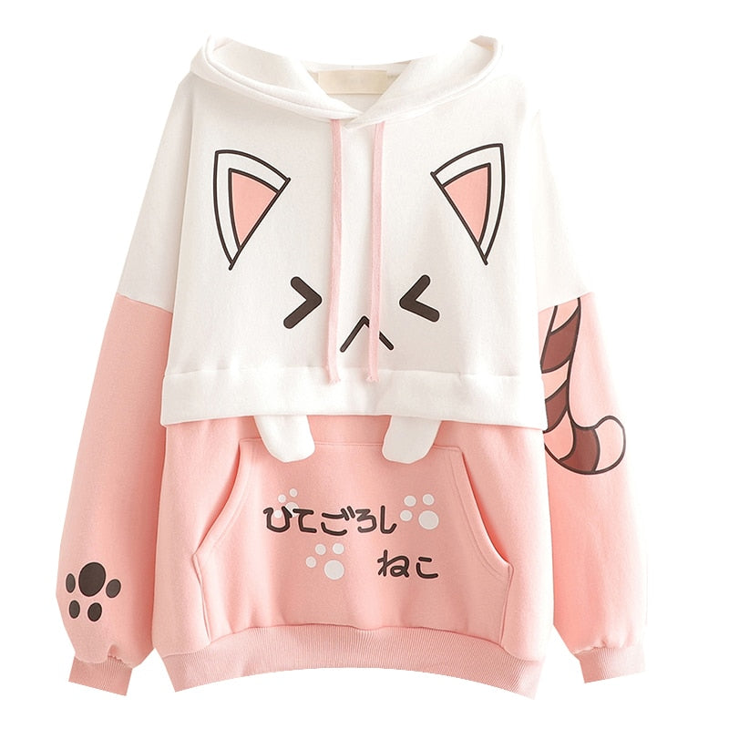 Nya Kitty Soft Kawaii Hoodie 