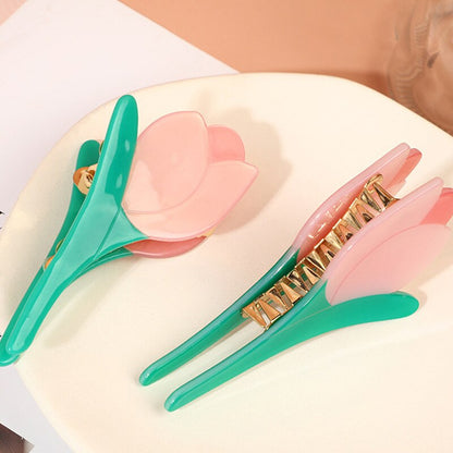 1Pc Tulip Hair Claw Grip