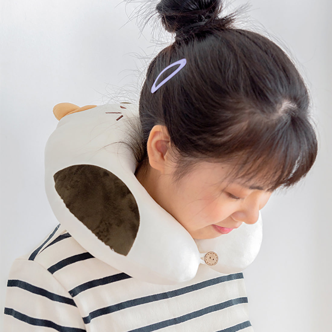 Cat Soft Plush Neck Pillow