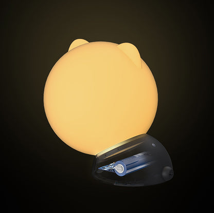 Adorable Round Cat Warm Night Light