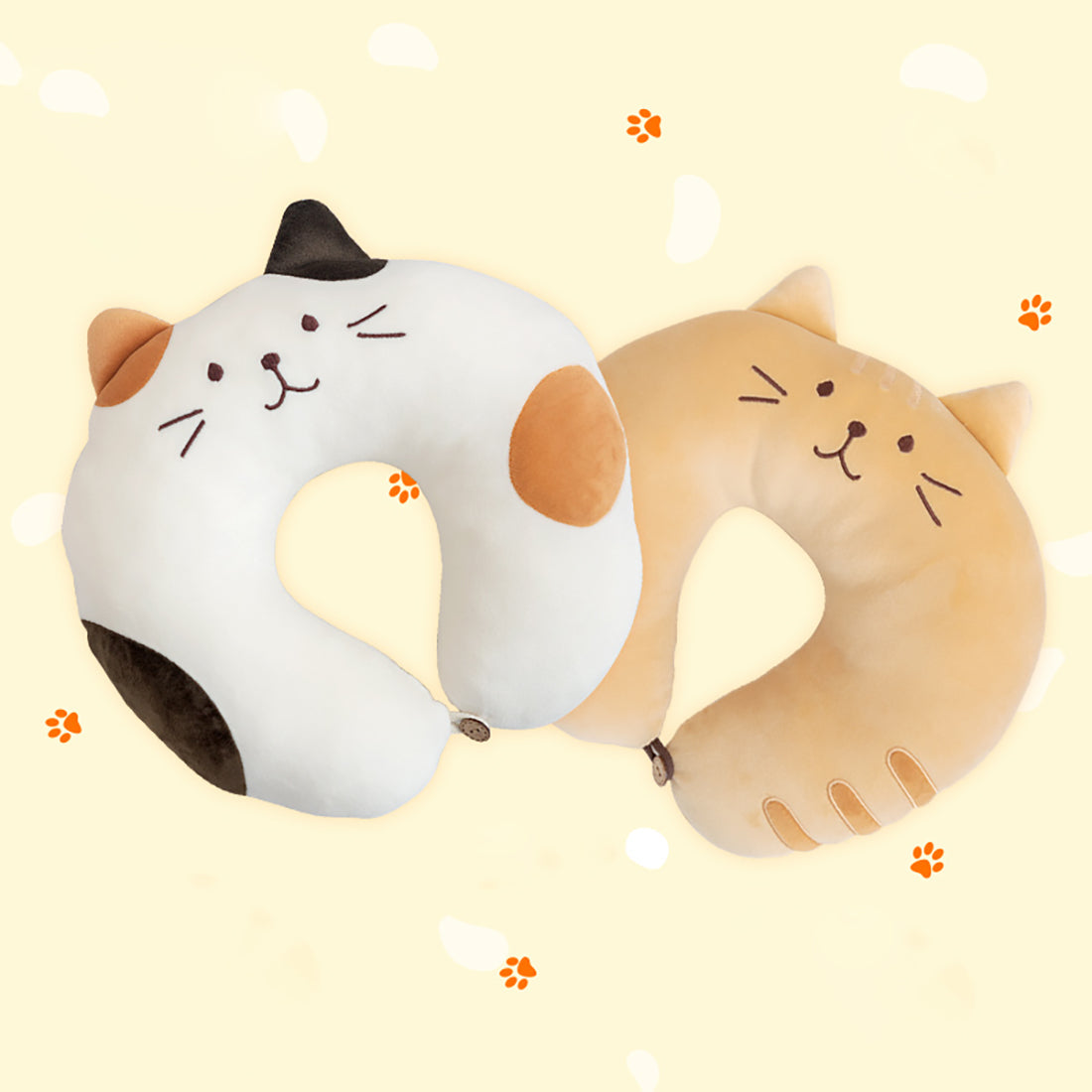 Cat Soft Plush Neck Pillow