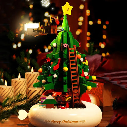 Building Block Christmas Tree Music Box