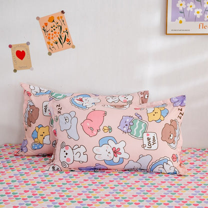 Kawaii Animal Bunny Tiger Star Bedding Sets