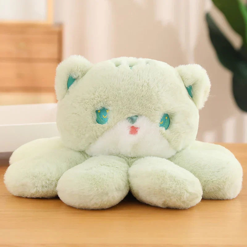 Kawaii Fluffy Cat-topus Plushies