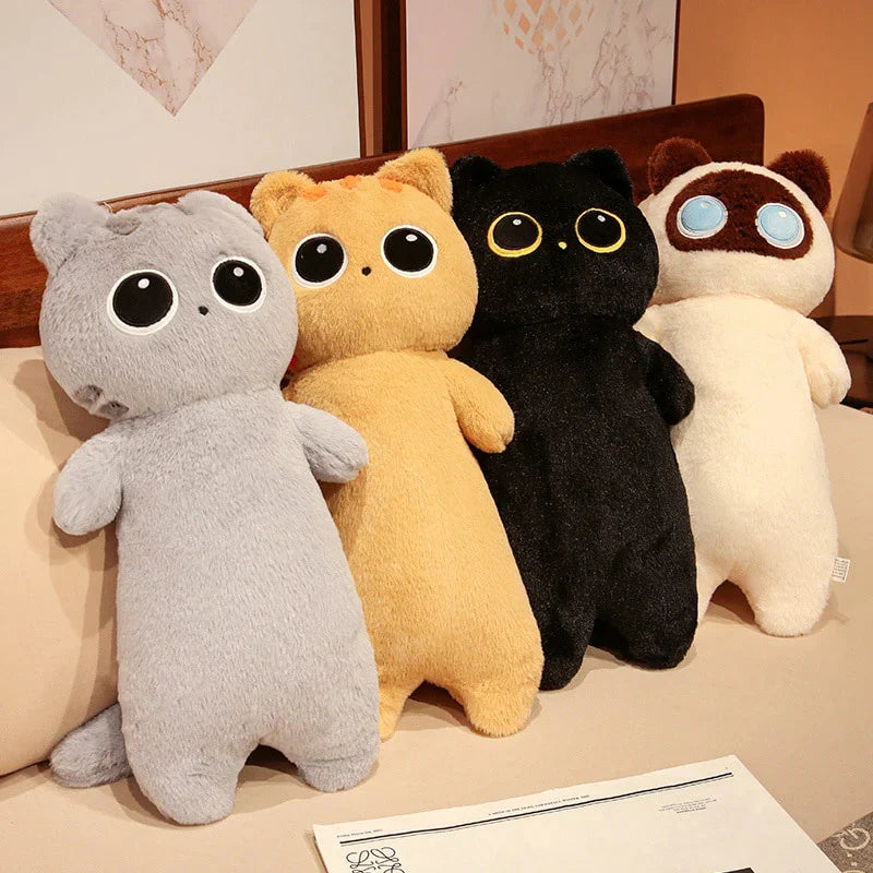 Long Fluffy Kawaii Huge Cat Family Plushies