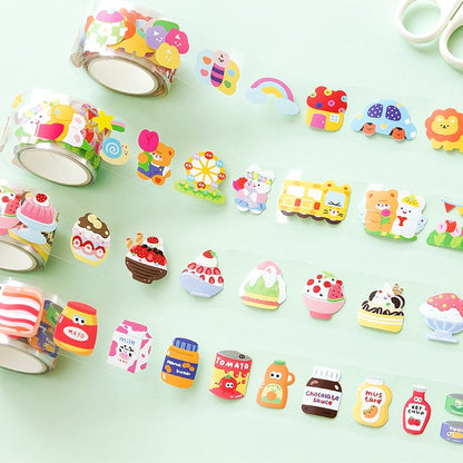 1Roll Kawaii Animal Party Decor Adhesive Tape