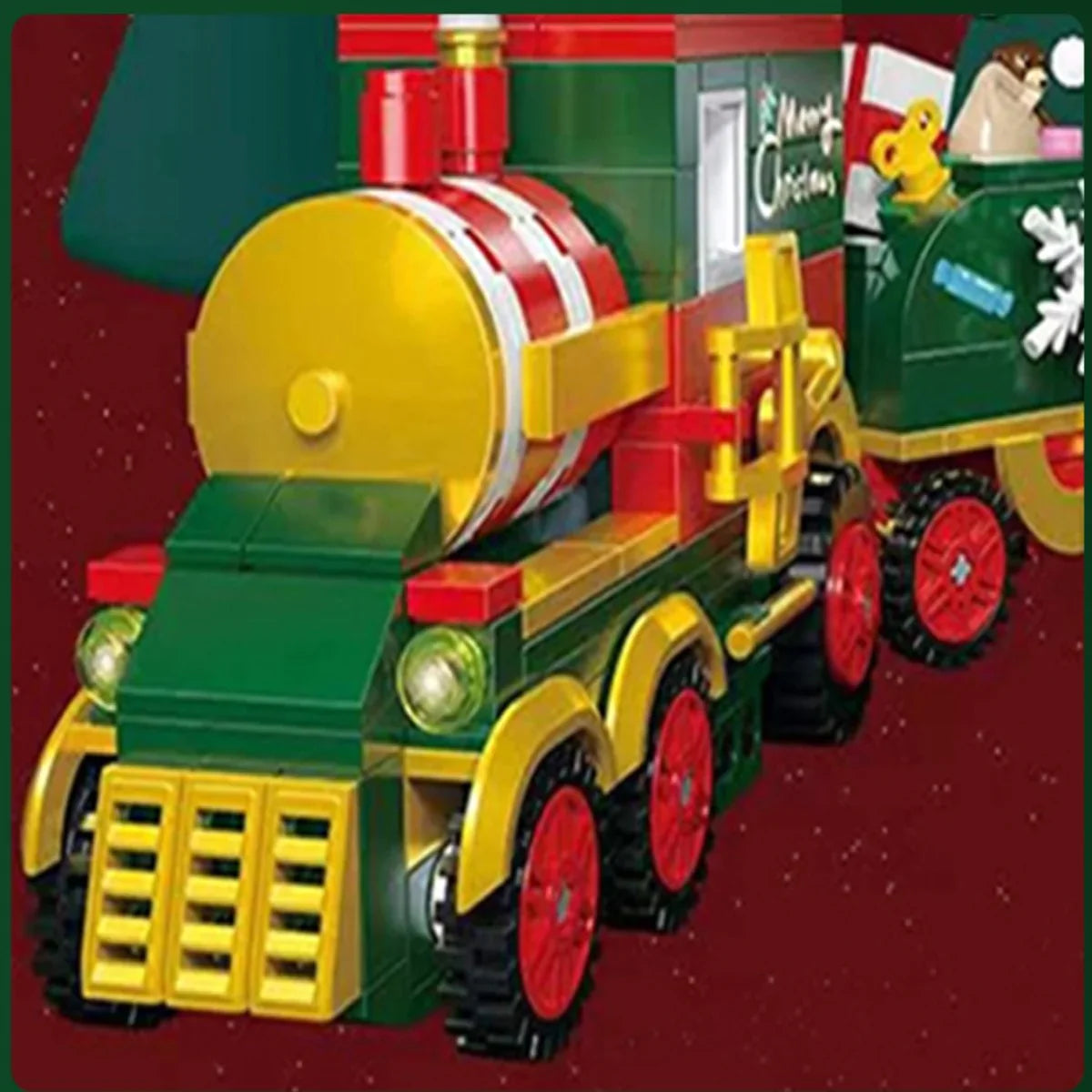 Building Blocks Christmas Train Set