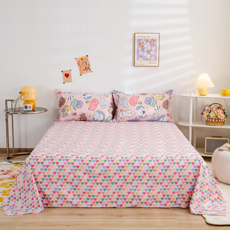 Kawaii Animal Bunny Tiger Star Bedding Sets