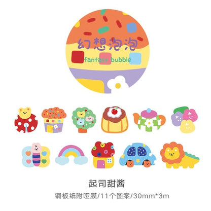 1Roll Kawaii Animal Party Decor Adhesive Tape