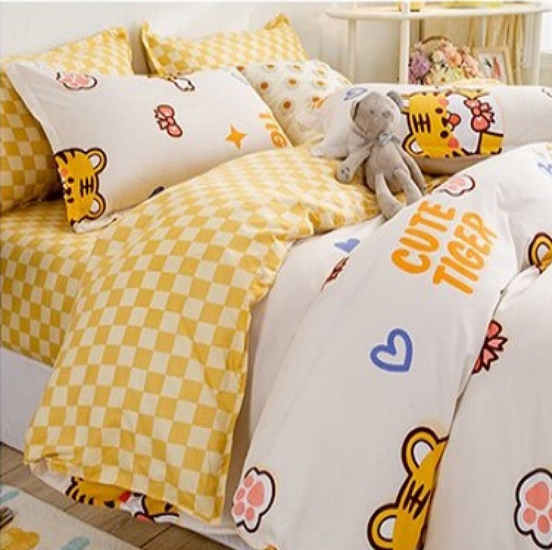 Kawaii Animal Bunny Tiger Star Bedding Sets