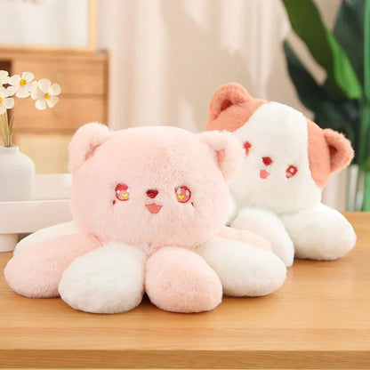 Kawaii Fluffy Cat-topus Plushies