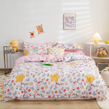 Kawaii Animal Bunny Tiger Star Bedding Sets