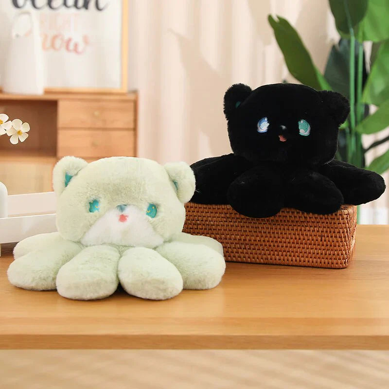 Kawaii Fluffy Cat-topus Plushies