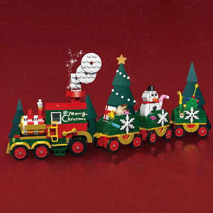 Building Blocks Christmas Train Set