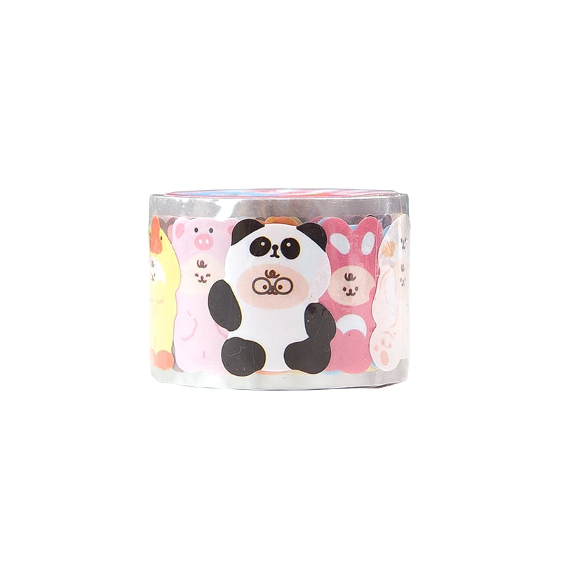 1Roll Kawaii Animal Party Decor Adhesive Tape