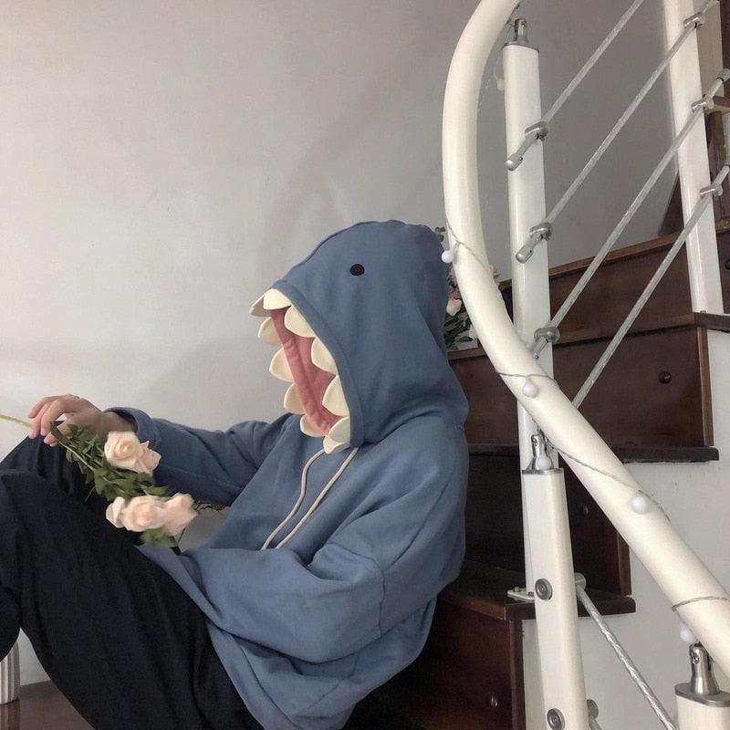 Kawaii Moodie Shark Hoodie - Cute and Playful