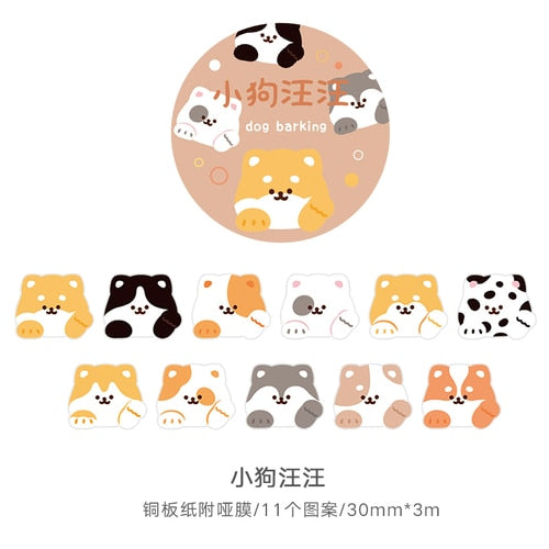 1Roll Kawaii Animal Party Decor Adhesive Tape