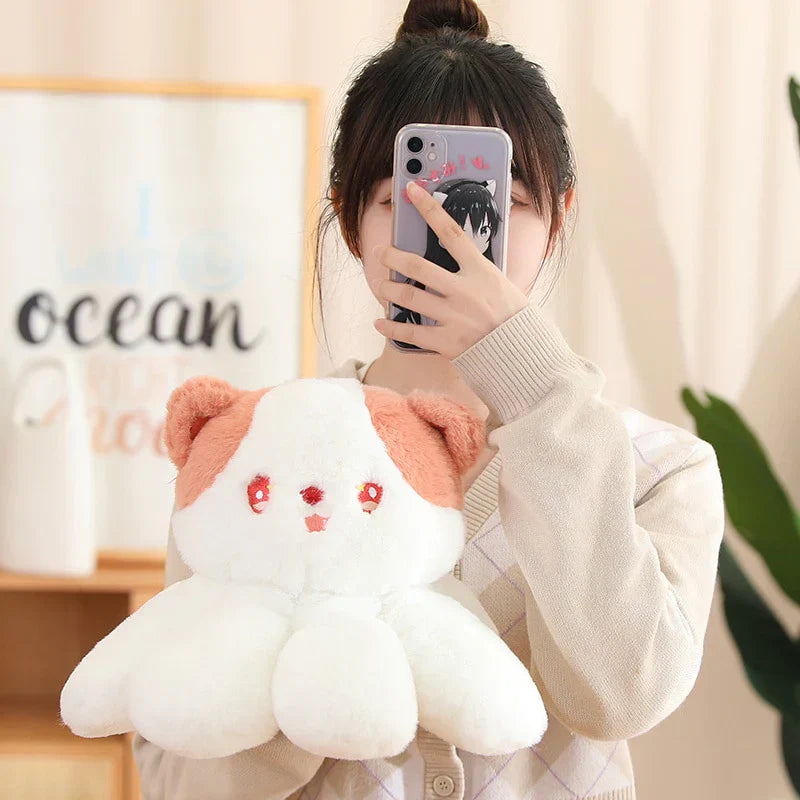 Kawaii Fluffy Cat-topus Plushies