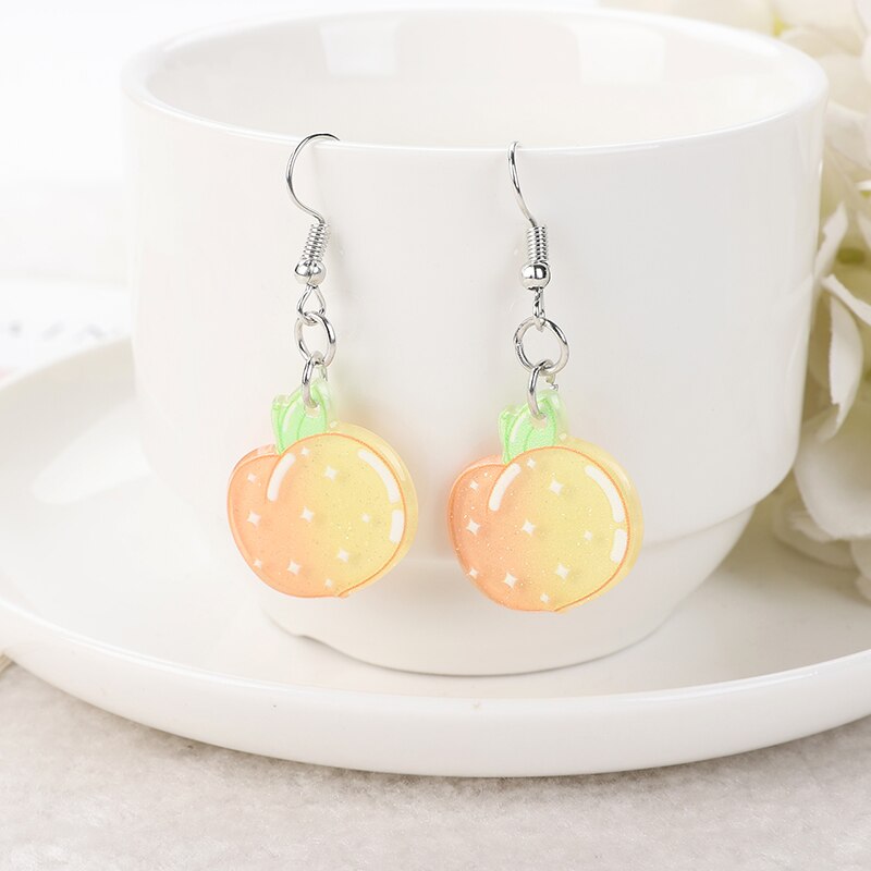 1Pair Gummy Bears Resin Earrings