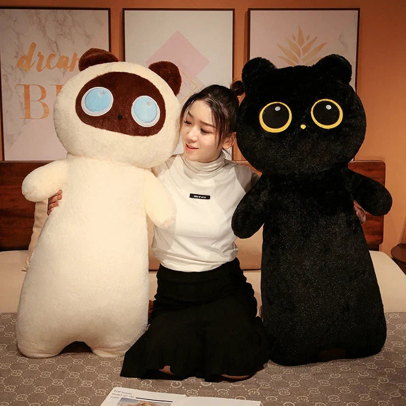 Long Fluffy Kawaii Huge Cat Family Plushies