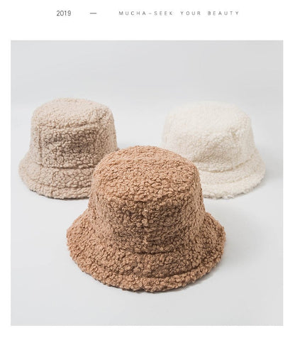 Fluffy Aesthetic Bucket Hats