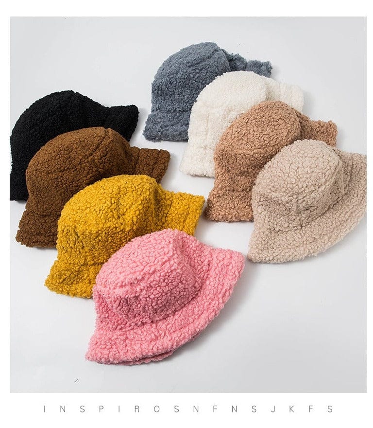 Fluffy Aesthetic Bucket Hats