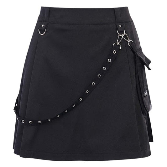 Harajuku Goth High Waist Mini Skirt