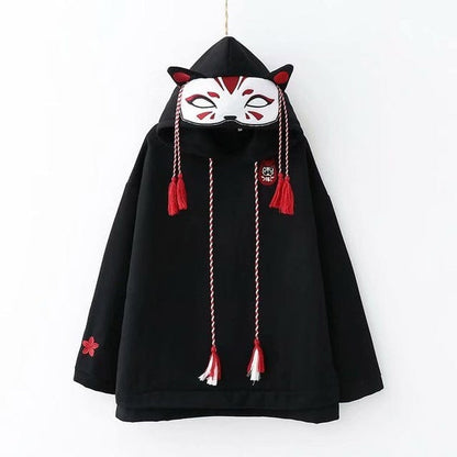 Kawaii Tassel Casual Sweet Foxy Hoodie