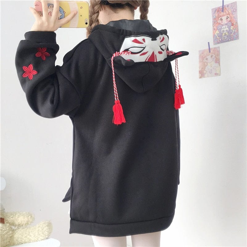 Kawaii Tassel Casual Sweet Foxy Hoodie