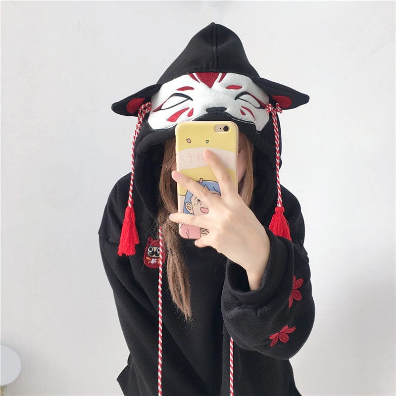 Kawaii Tassel Casual Sweet Foxy Hoodie