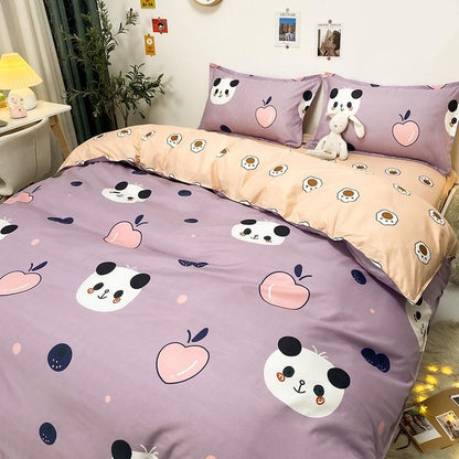 Millions of Panda Paw Prints Bedding Set