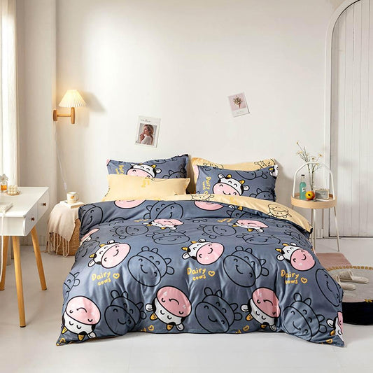 Adorable Happy Cow Bedding Set