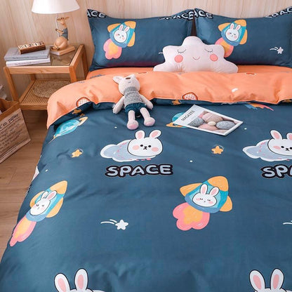 Bunny Space Adventures Bedding Set